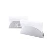 Napkin Holder Stainless Steel Western Style Crescent Shaped Scalloped Tissue Holder Seat Restaurant Paper Towel Holder Kitchen Gadget