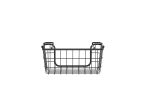 Oceanstar Stackable Metal Wire Storage Basket Set for Pantry, Countertop, Kitchen or Bathroom â€šÃ„Ã¬ Black, Set of 3