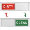 2 Pack Dishwasher Magnet Clean Dirty Sign Shutter Only Changes When You Push It Non-Scratching Strong Magnet Options Indicator