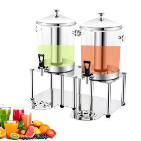 8L New Stainless Home/Commercial Restaurant Beverage Drink Dispenser w/Faucet (Capacity: 16L)