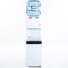 Classic Home Drinking Hot and Cold Water Dispenser (Color: White, Type: Water Dispenser)