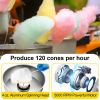 Temperature Controls Commercial Electric Cotton Candy Machine  For Party Festival Carnival Home DIY